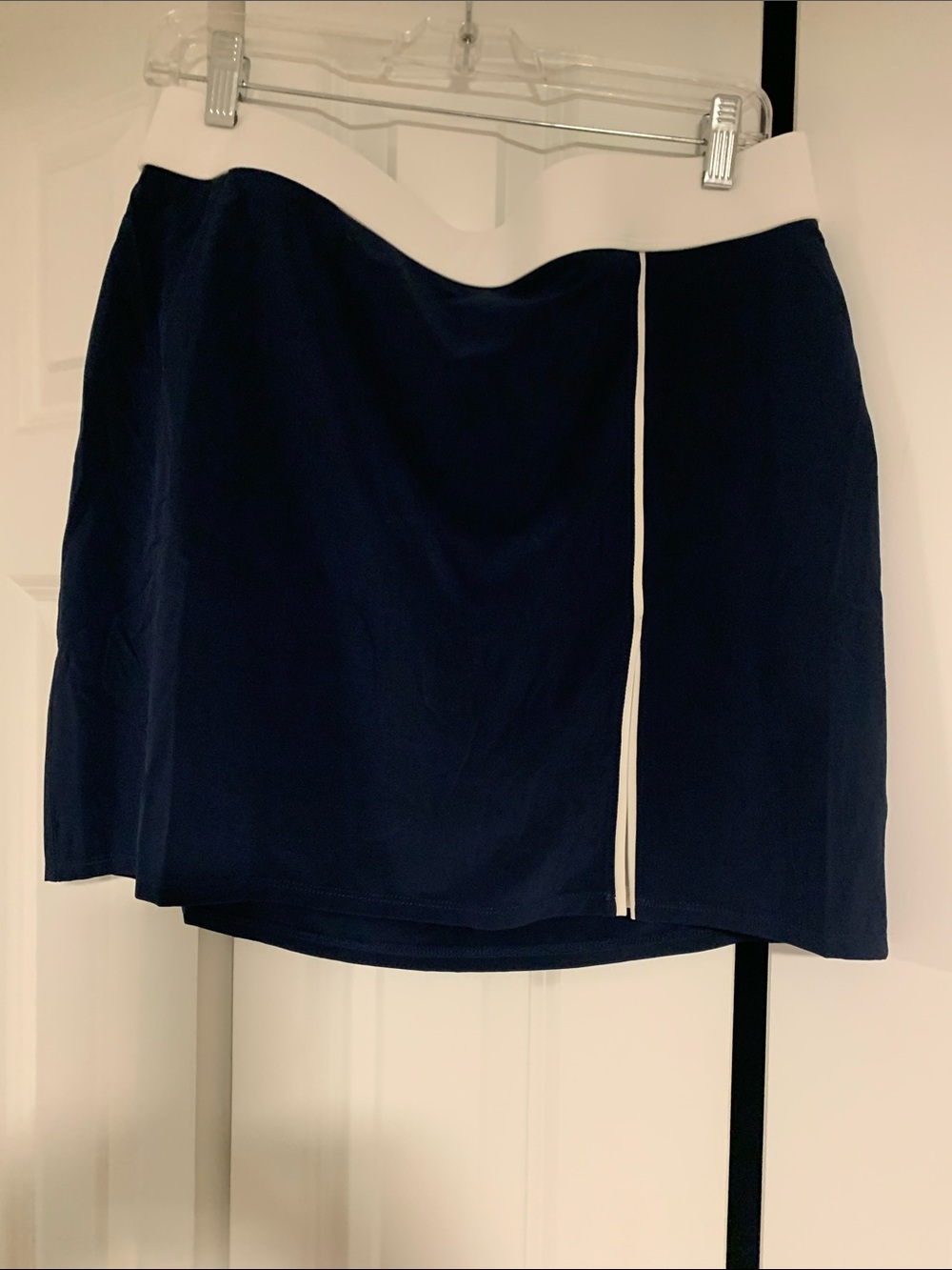 Women's Navy Golf  Skirt with White Trim